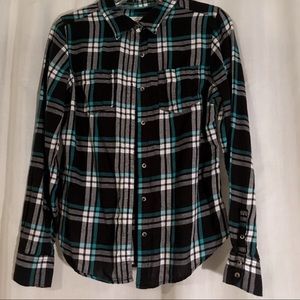 Lightweight Plaid “Flannel” Button Down Shirt